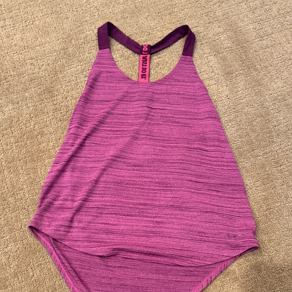 Nike Women's Pink Racerback Tank Top
